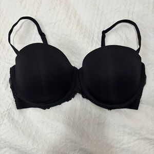 Maidenform Black Padded/Strapless Bra (RN 15763)